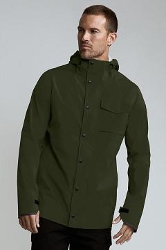 Chamarras Canada Goose Hombre Mexico - Nanaimo Chubasquero Verdes TY4706581
